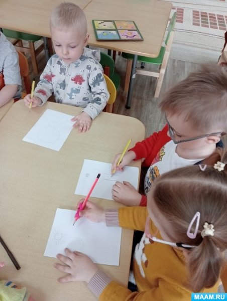 Аппликация человечек средняя группа