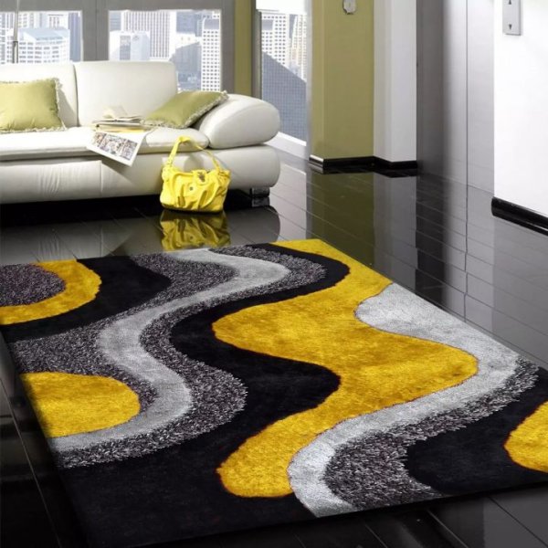 Ковер Gray and Yellow Rug