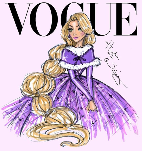 Иллюстрации в стиле Vogue