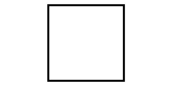 Квадрат контур