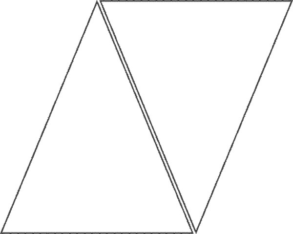 Треугольник по точкам