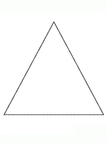 Треугольник с вырезом