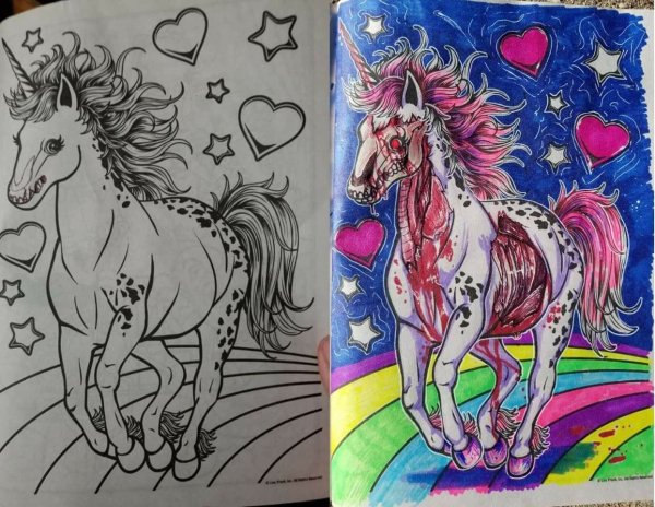 Раскраски которые раскрасили взрослые