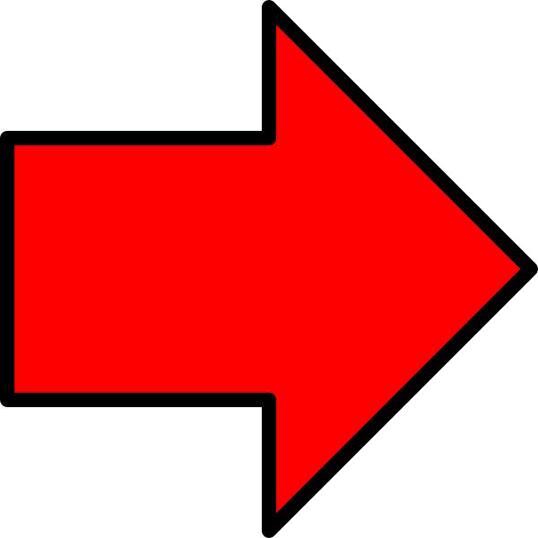 Фавикон красная стрелка