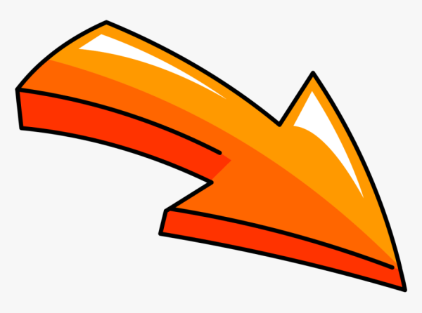 Стрелка мультяшная