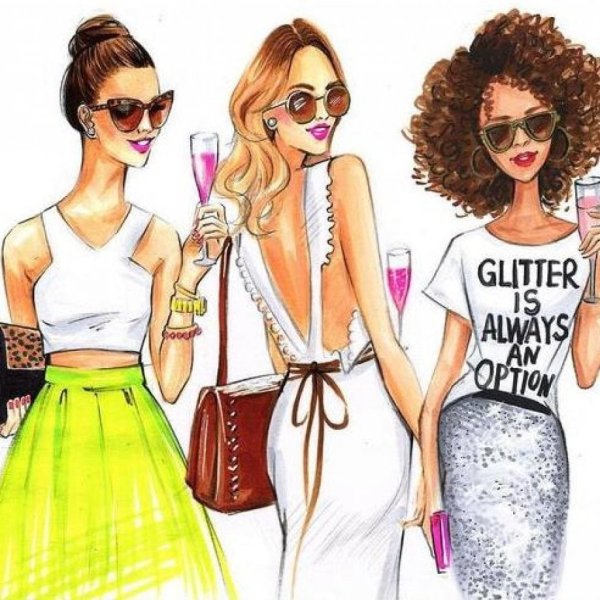 Модные иллюстрации