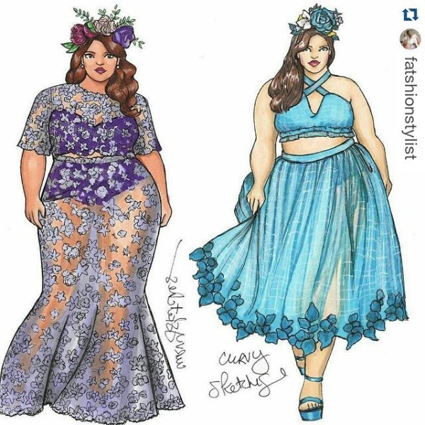 Фэшион скетчинг