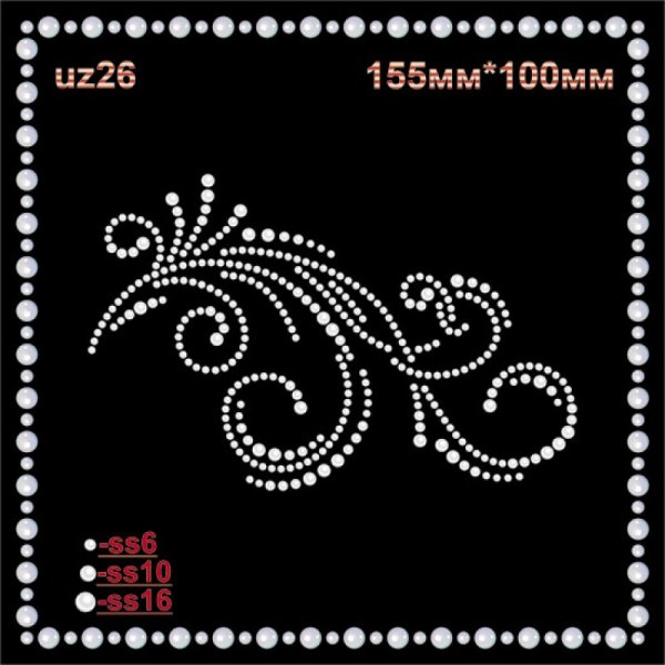 Рисунок из страз