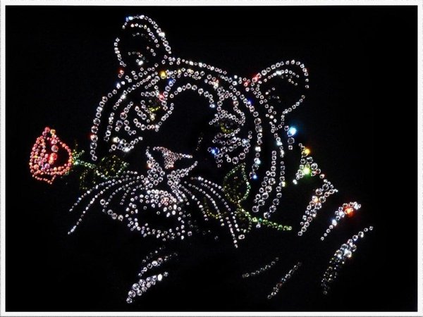 Панно из страз