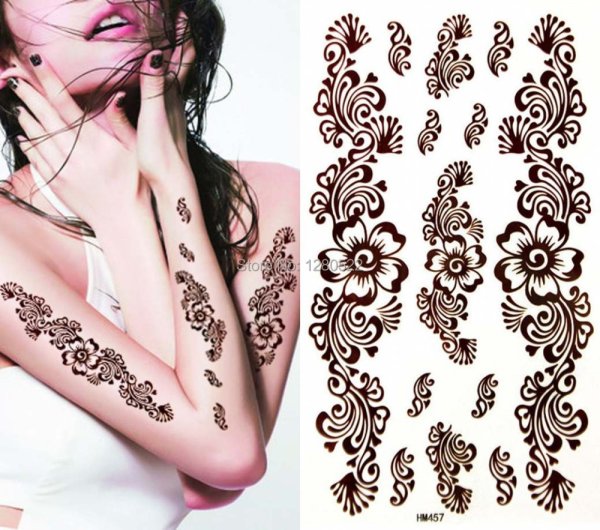 Переводки тату на тело