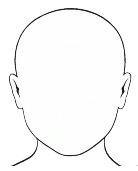 Овал лица для рисования