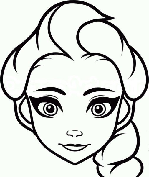 Раскраска портрет