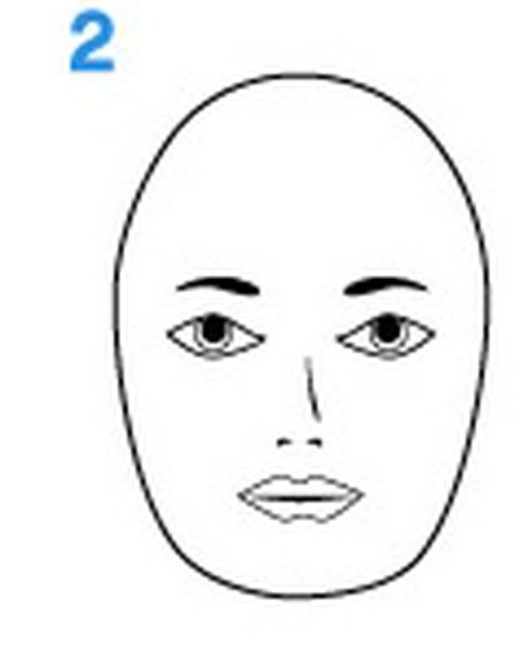 Овал лица для рисования