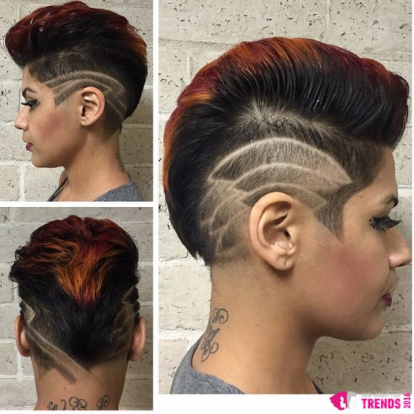 Хаер тату на волосах для мальчиков