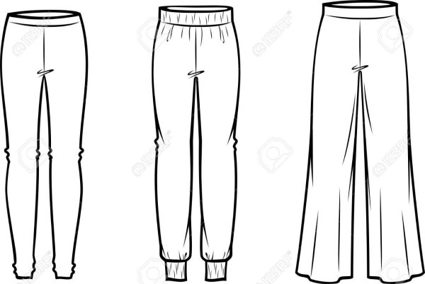 Длинные брюки скетч