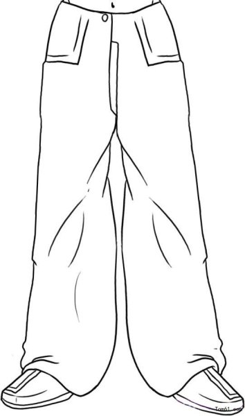 Широкие штаны референс