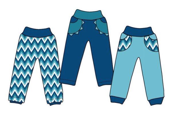 Штаны карточки для детей