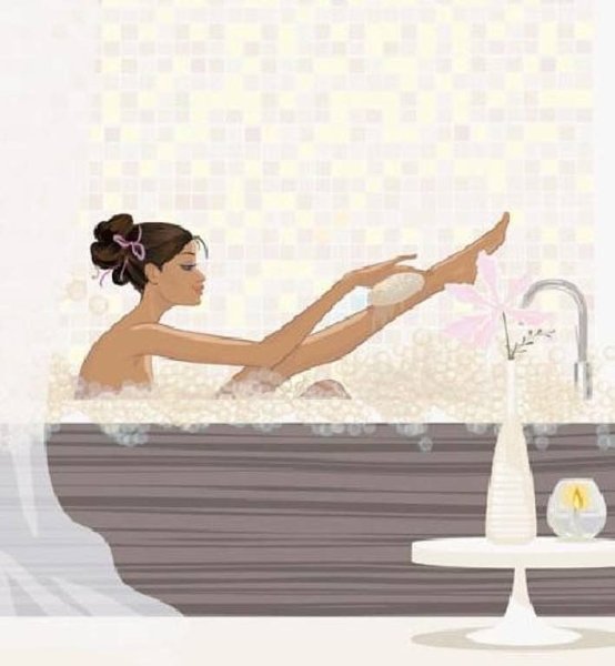 Картинка потереть спинку мочалкой смешные