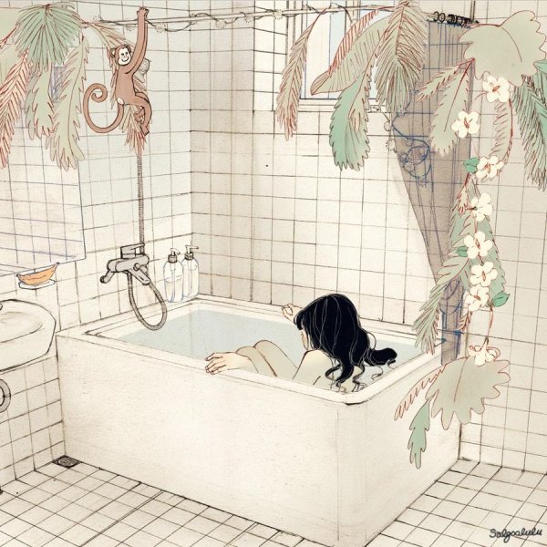 Трафареты для стен в ванной комнате