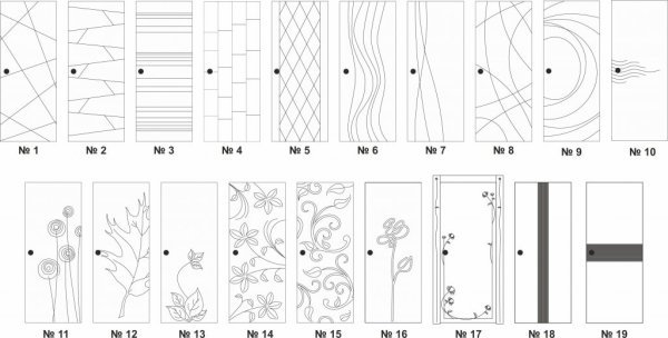 Межкомнатные двери с фрезеровкой