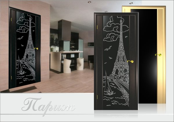 Двери межкомнатные дизайнерские необычные