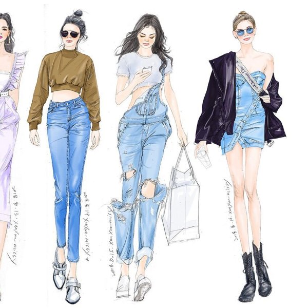 Фэшн иллюстрация