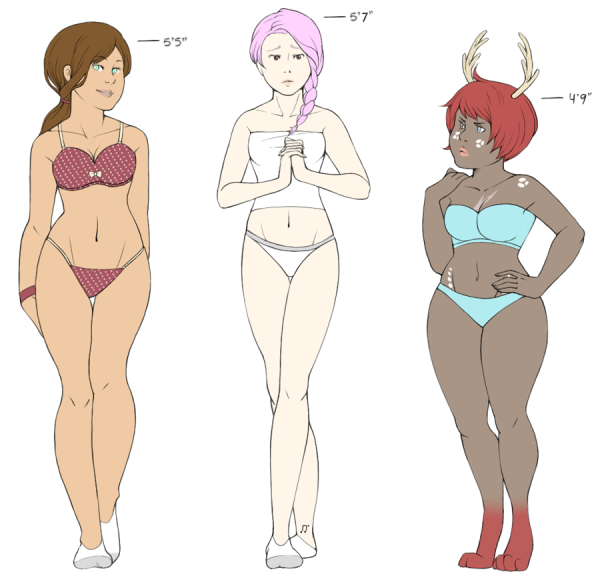 Референсы женской фигуры