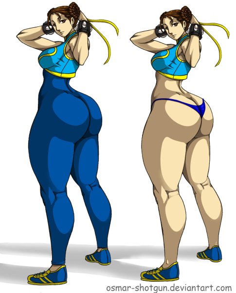 Стрит Файтер Чун ли big ass