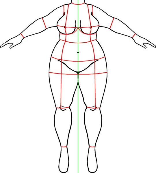 Рисунок человека для моделирования
