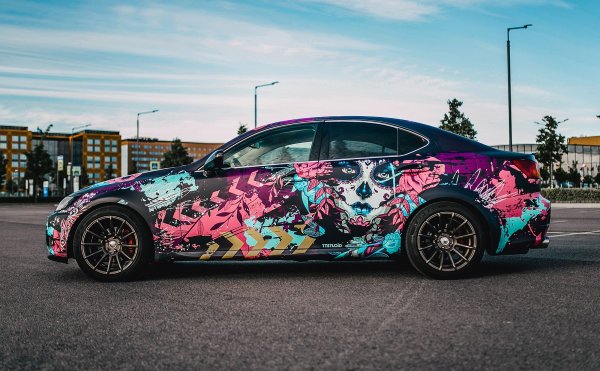 Винил на Лексус ГС Ф