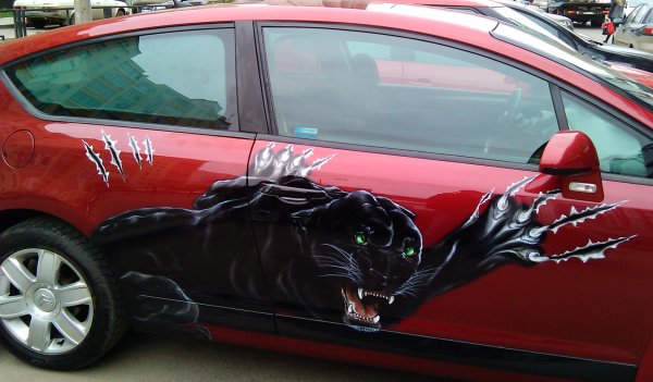 Ситроен с5 в аэрографии