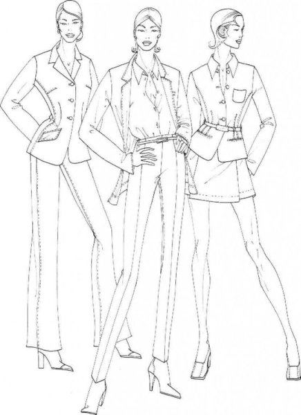 Эскизы концертных костюмов