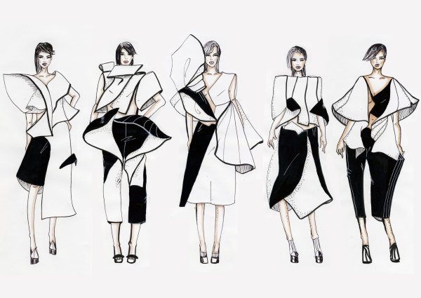 Пако Рабан эскизы одежды