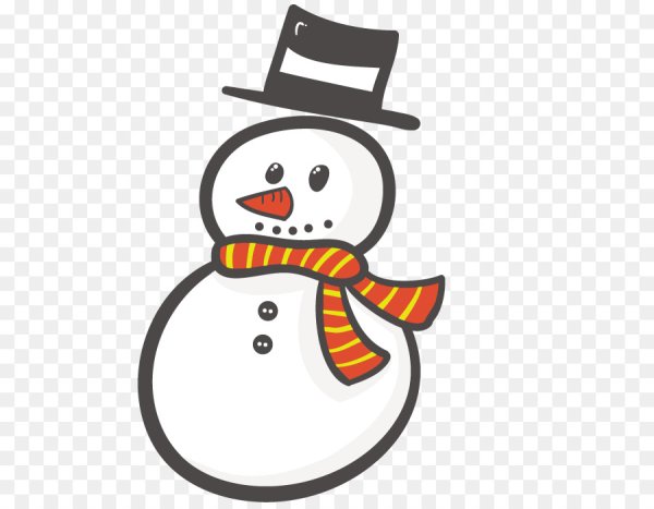 Нарисовать снеговика