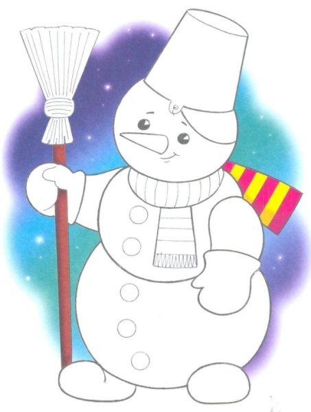 Раскраски новогодние для детей