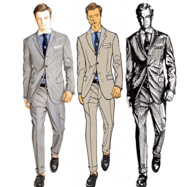 Стилизованная фигура мужчины