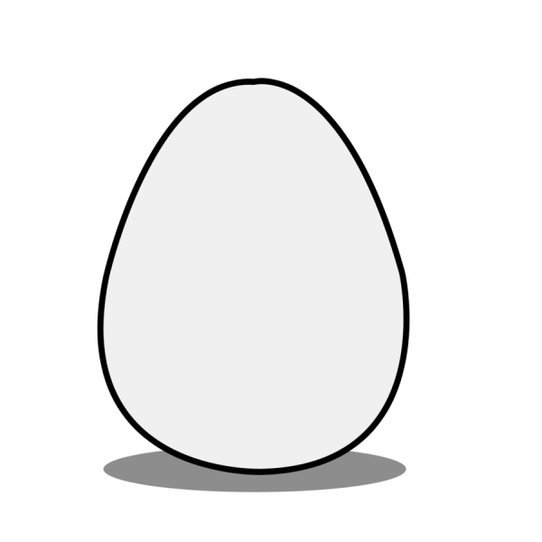 Нарисовать яйцо