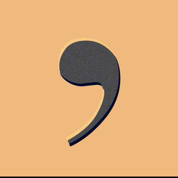 Comma запятая