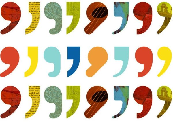 Цветная запятая