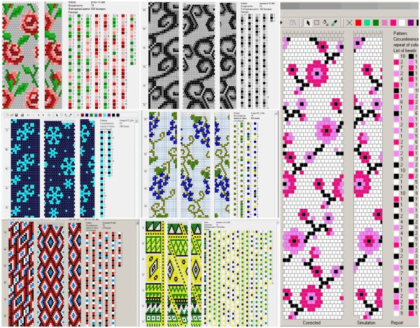 Схемы для бисероплетения браслеты на станке