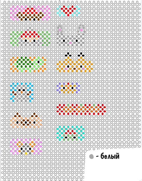 Схемы для бисероплетения кольца