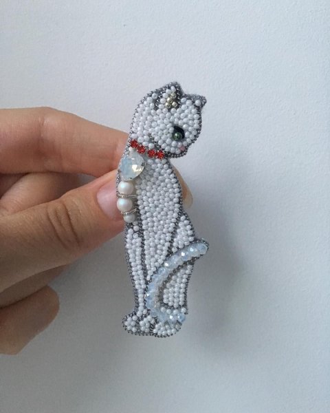 Броши из бисера для начинающих