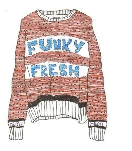 Зарисовка свитера арт