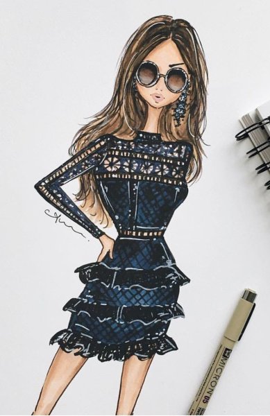 Красивые модные рисунки