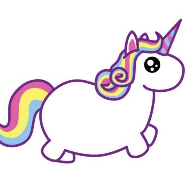 Рисунки Единороги леди детские