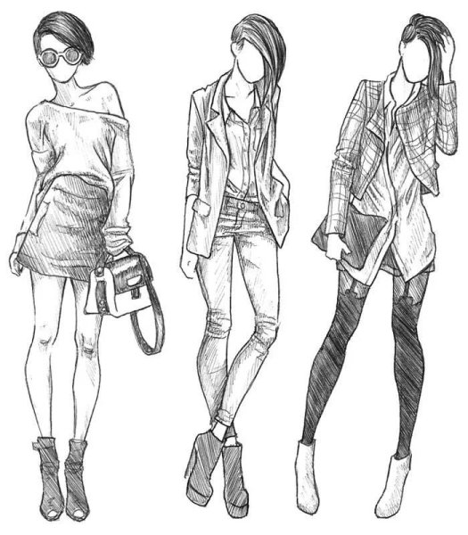 Рисунки модные современные