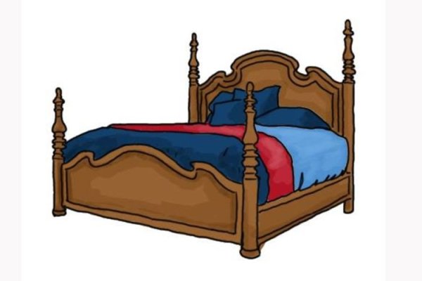 Нарисовать кровать