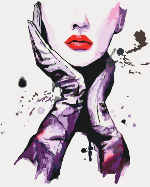 Фэшн раскраска по номерам