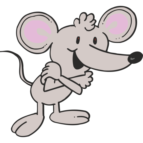 Мышка поет раскраска для детей