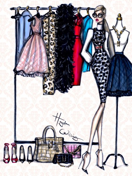 Эскизы стилистов одежды